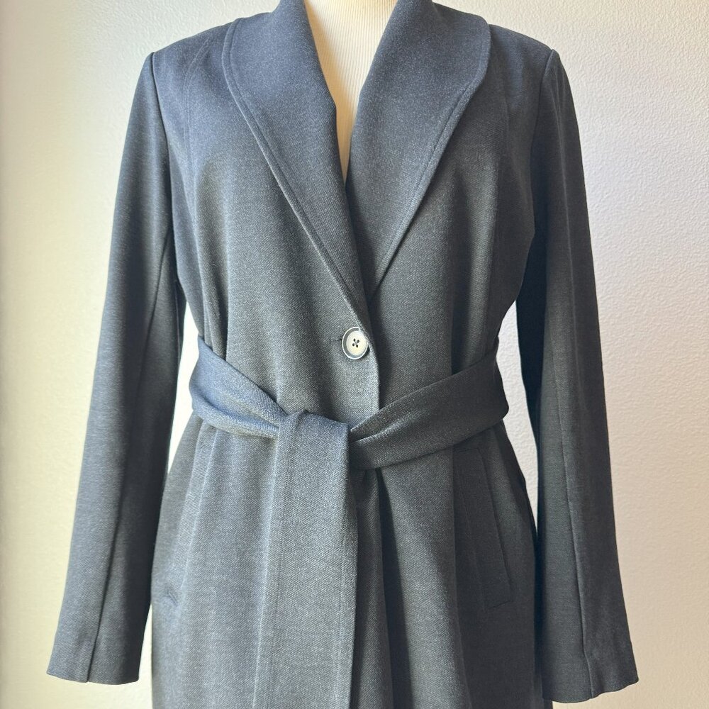 CAbi #3180 Harbor Jacket One Button Belted Car Coat XL